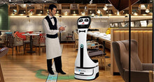Load image into Gallery viewer, Panda restaurant food delivery robot by Alpha Robotics — Autonomous obstacle avoidance