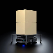 Load image into Gallery viewer, PUDU T600 Underride beneath a transport rack carrying stacked cartons