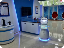 Load image into Gallery viewer, Snow AI reception robot — Showroom
