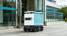 Load image into Gallery viewer, Speedybot Max multi-cabin delivery robot — multi-compartment storage