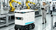 Load image into Gallery viewer, Speedybot Max multi-cabin delivery robot — Multi-line 3D LiDAR