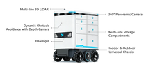 Load image into Gallery viewer, Speedybot Max-E unmanned delivery robot — Speedybot Max-E