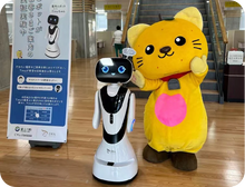 Load image into Gallery viewer, Timo AI reception robot — in a service hall