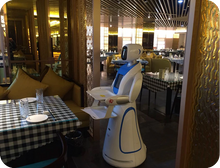 Load image into Gallery viewer, Amy humanoid food delivery robot — Western Restauran

