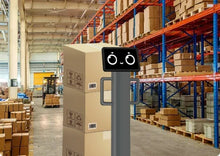 Load image into Gallery viewer, Panda AMR F300 industrial delivery robot in a factory
