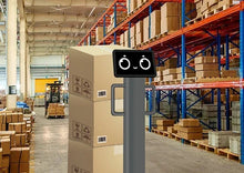 Load image into Gallery viewer, Panda AMR F300 industrial delivery robot at a logistics center
