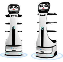 Load image into Gallery viewer, Panda restaurant food delivery robot by Alpha Robotics - Useabot
