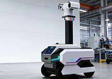 Load image into Gallery viewer, Specopsbot AI advanced patrol robot for industrial patrol operations
