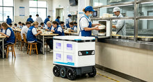 Load image into Gallery viewer, Speedybot Max multi-cabin delivery robot — 360° Panoramic Camera
