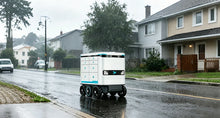 Load image into Gallery viewer, Speedybot Max-E unmanned delivery robot — Multi-Size Storage Compartments
