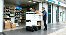 Load image into Gallery viewer, Speedybot Max-E unmanned delivery robot — Warehouse
