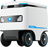 Load image into Gallery viewer, Speedybot Pro indoor and outdoor delivery robot product view
