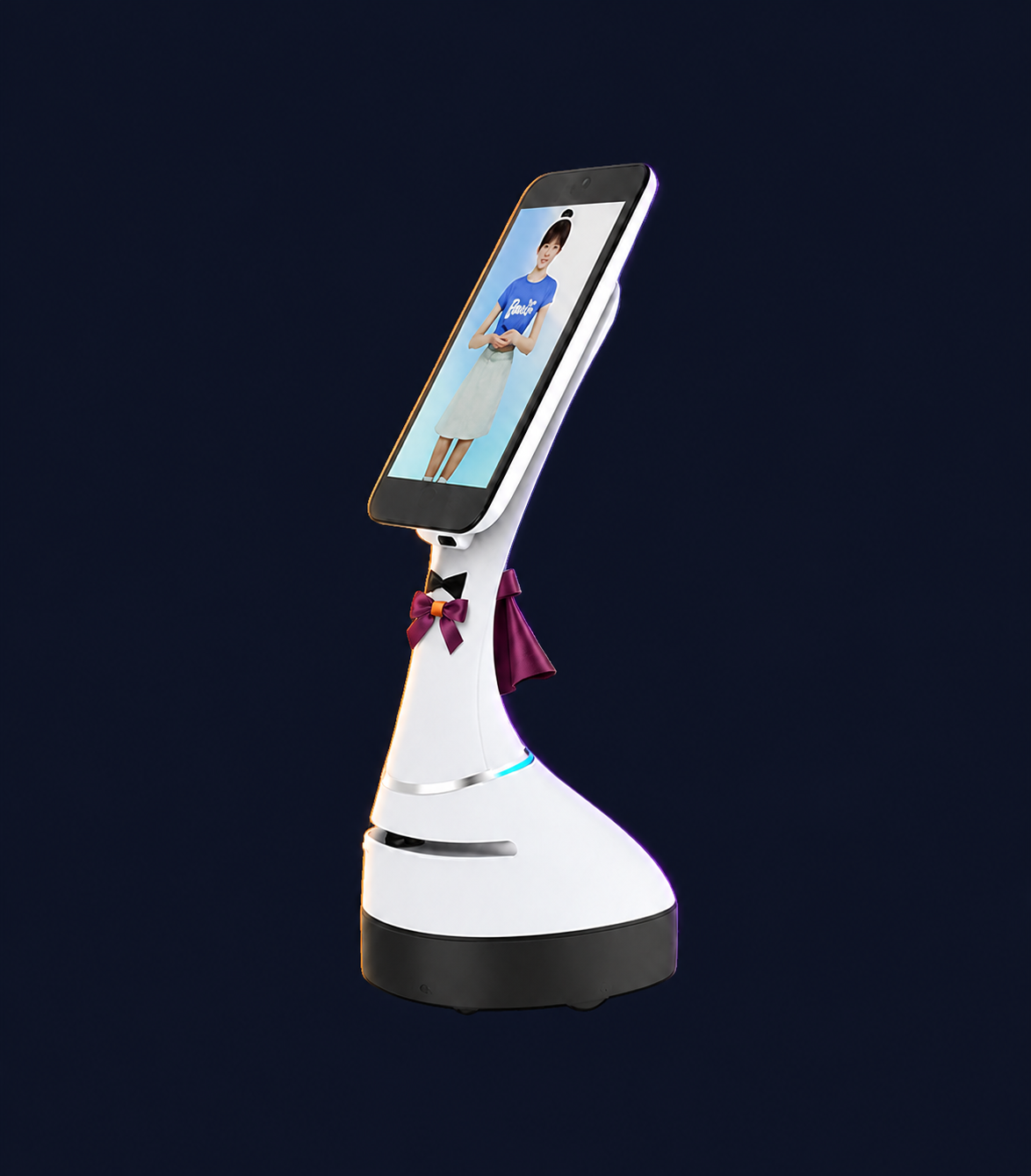 Fairy Mobile Digital Service Robot with decorative Halloween styling. Costume not included.