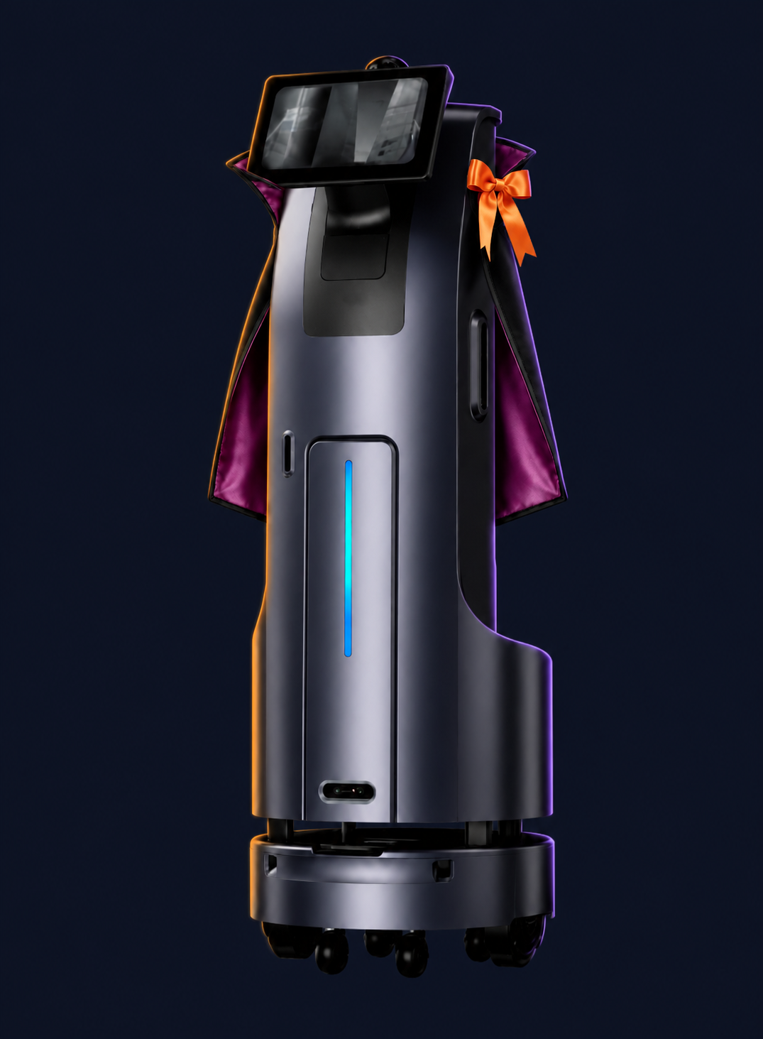 Robocore Blackjack by temi with decorative Halloween styling. Costume not included.