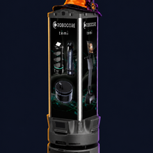 Robocore Fourcast by temi with decorative Halloween styling. Costume not included.

