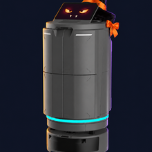 temi GO PRO with decorative Halloween styling. Costume not included.
