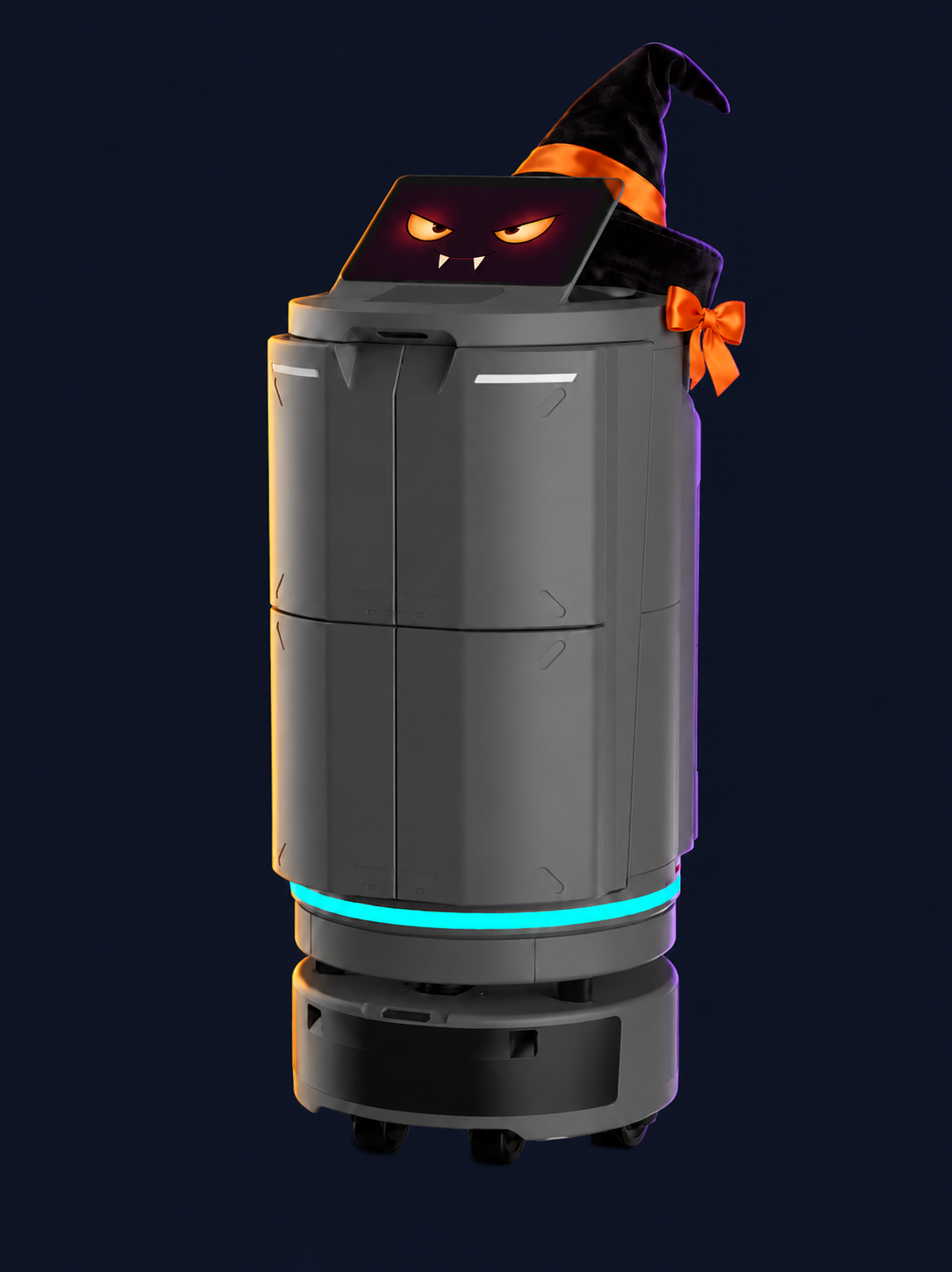 temi GO PRO with decorative Halloween styling. Costume not included.